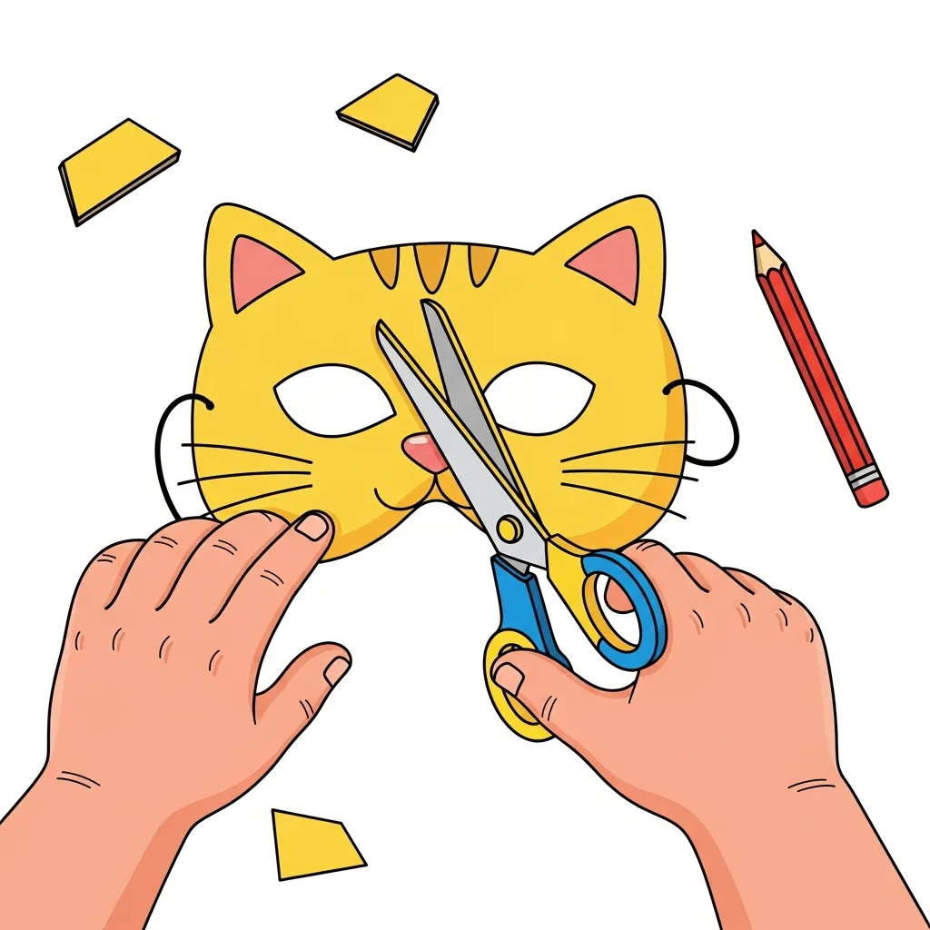 Réaliser un masque de chat